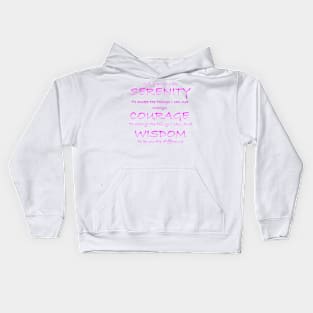 Serenity Prayer Kids Hoodie